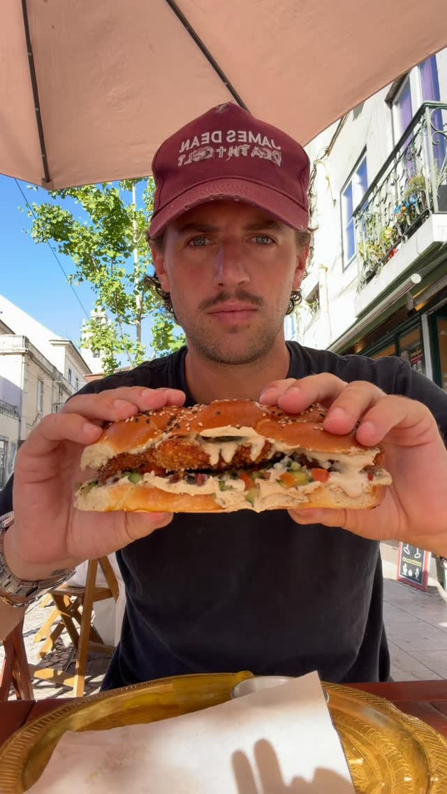 Lisbon Eatery's Celebrated Schnitzel Sandwich