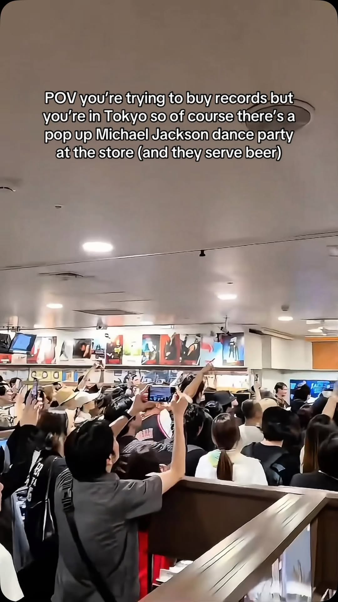 Michael Jackson Dance Party at Tower Records
