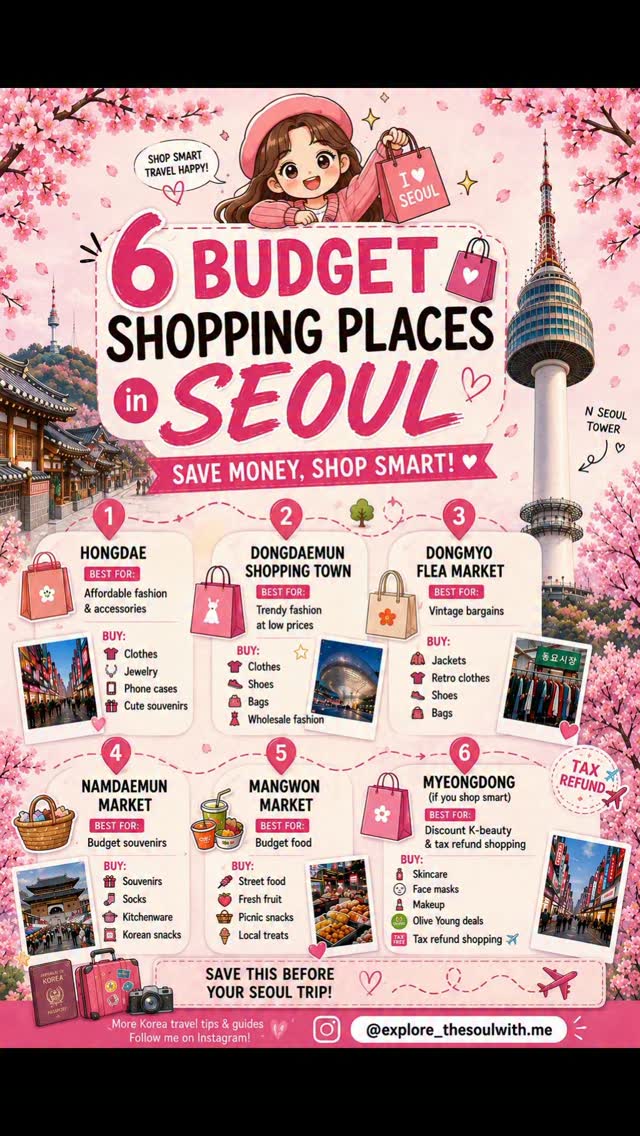 Seoul's Best Budget Shopping Destinations