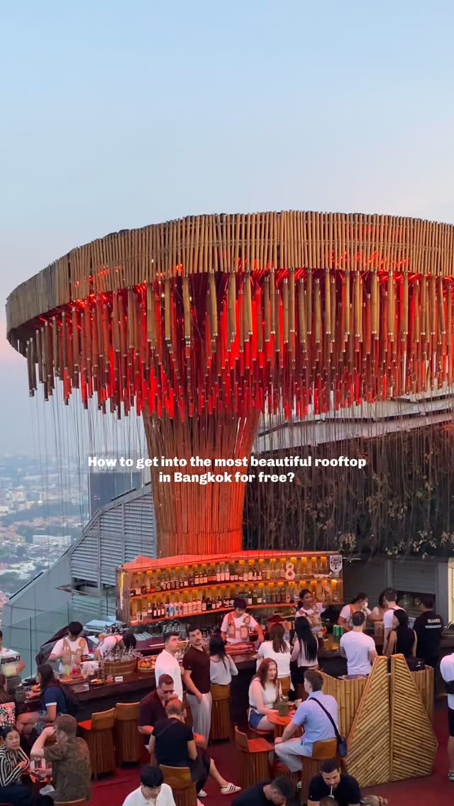 Bangkok's Tichuca Rooftop Bar: Free Entry