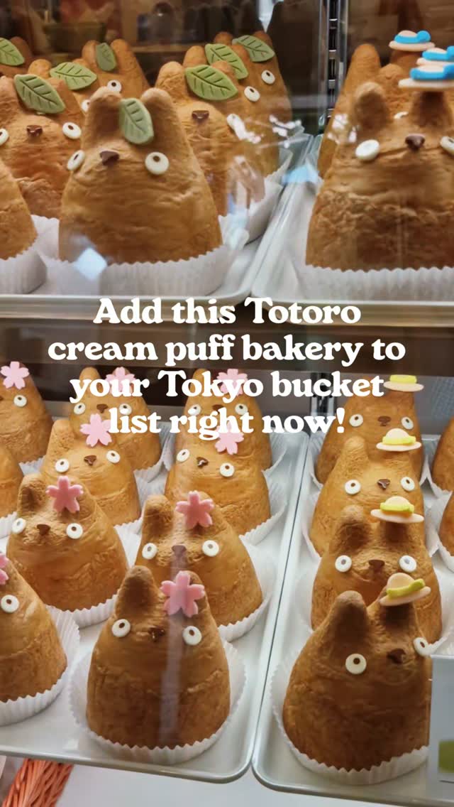 Totoro Cream Puffs at Shiro-Hige's Factory