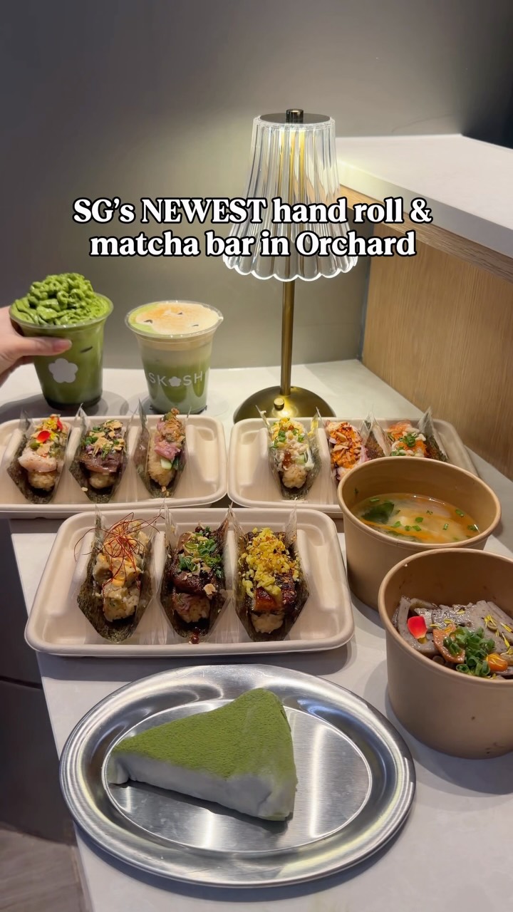 New Hand Roll and Matcha Bar Opens in Orchard