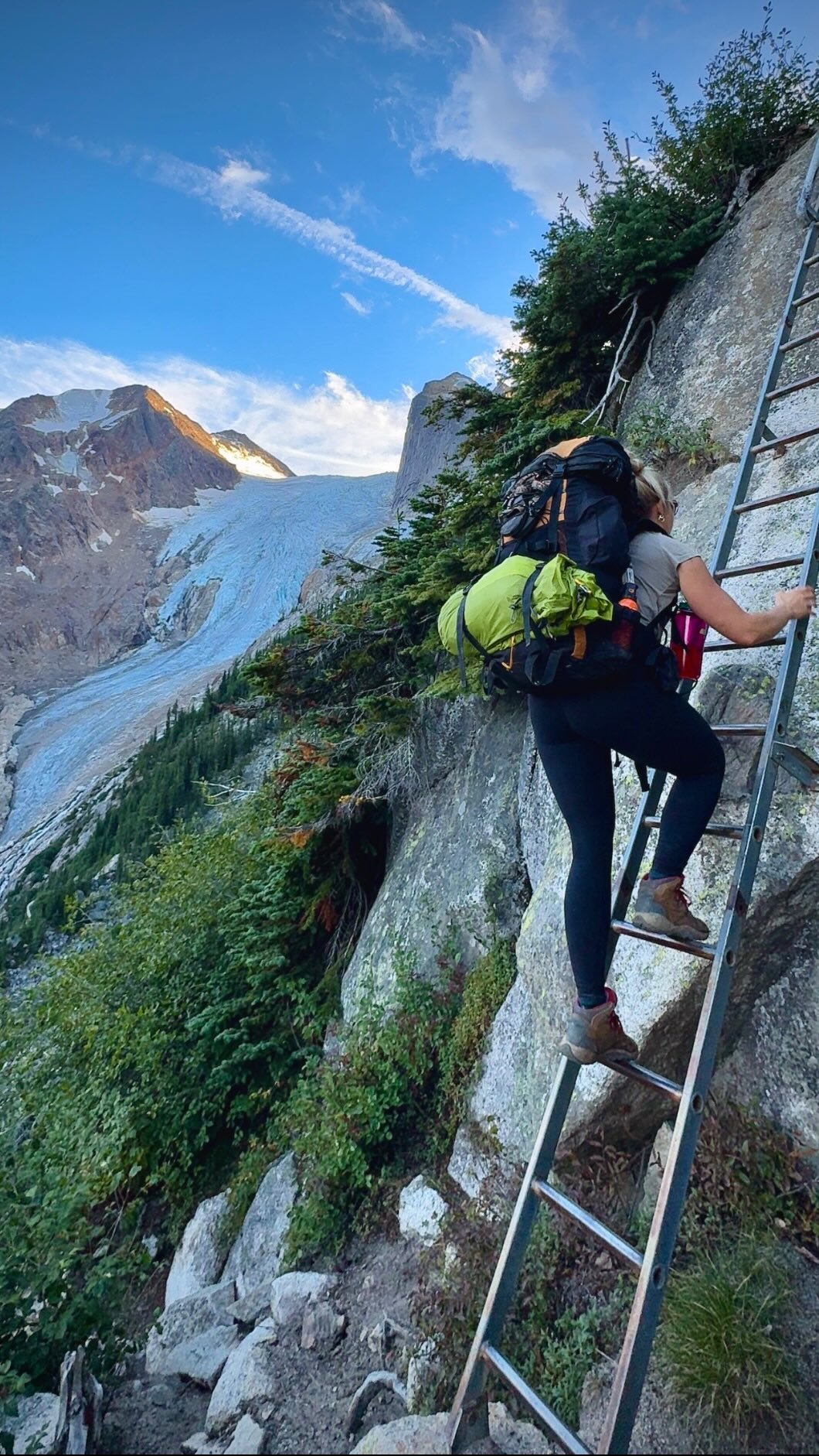 Glacier Views From British Columbia Backcountry Hut Hike