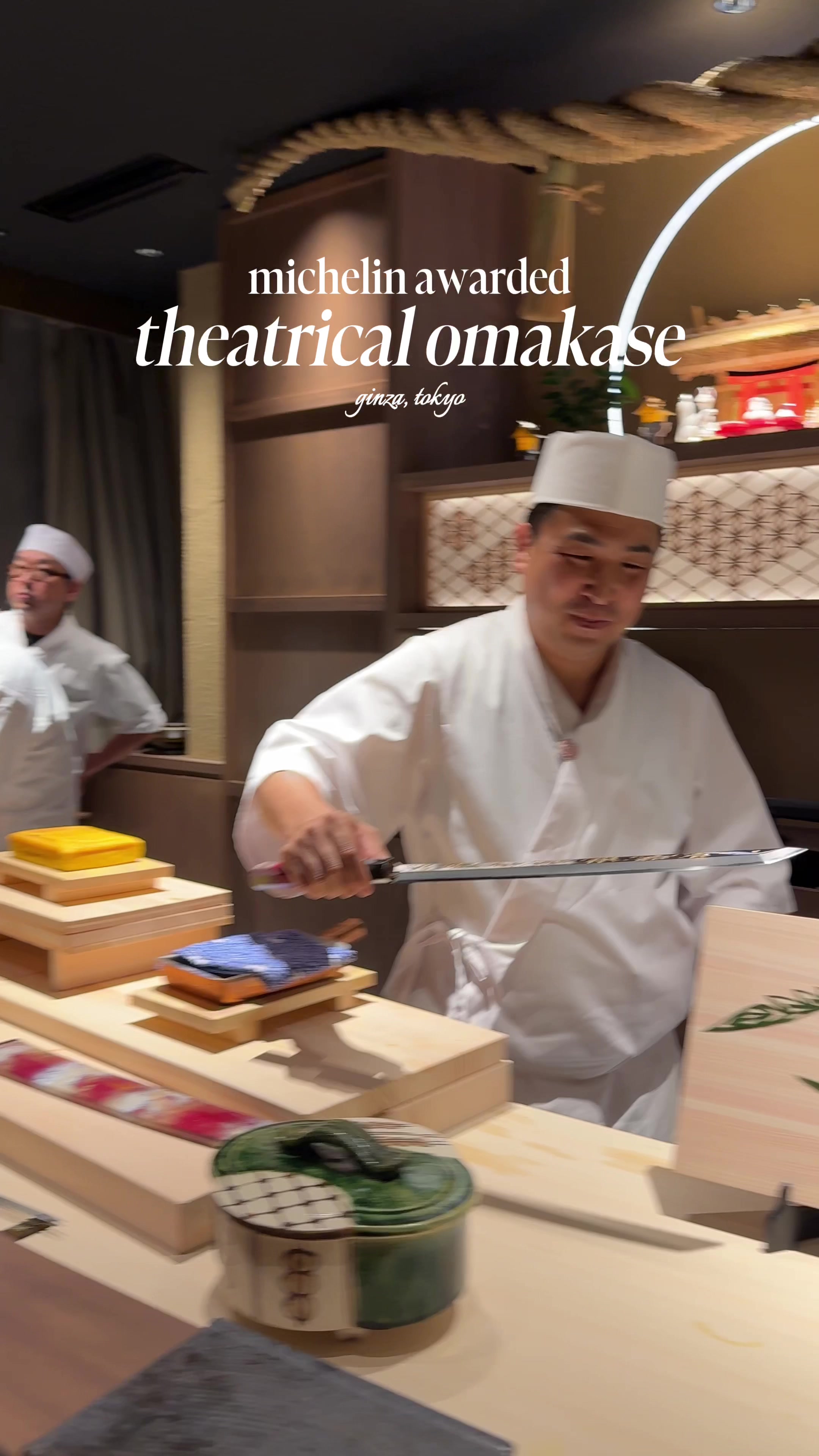 Michelin-Starred Theatrical Sushi Experience In Tokyo