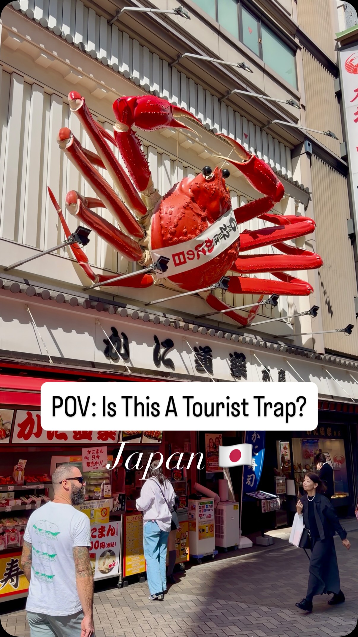 Dotonbori Crab Restaurant Offers Delicious Lunch