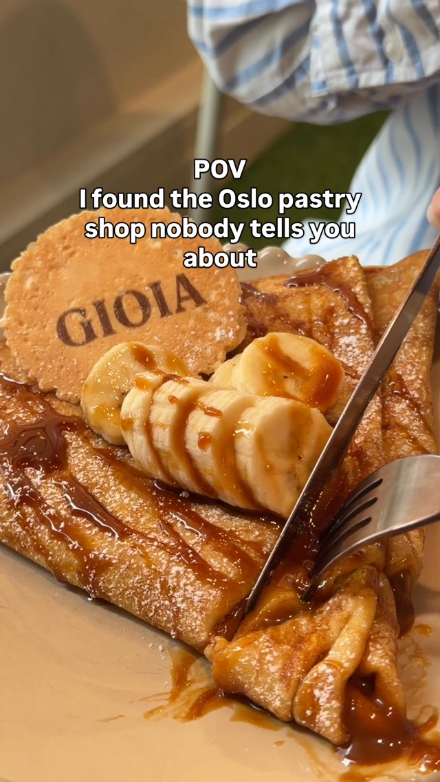 Oslo Pastry Shops For Coffee And Crepes