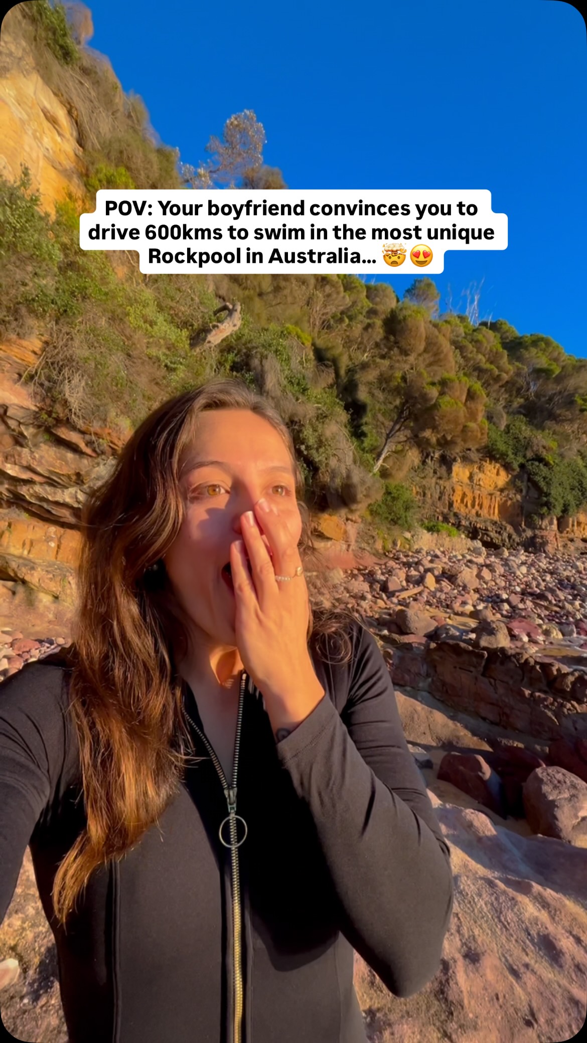 Unique Rock Pool on NSW South Coast