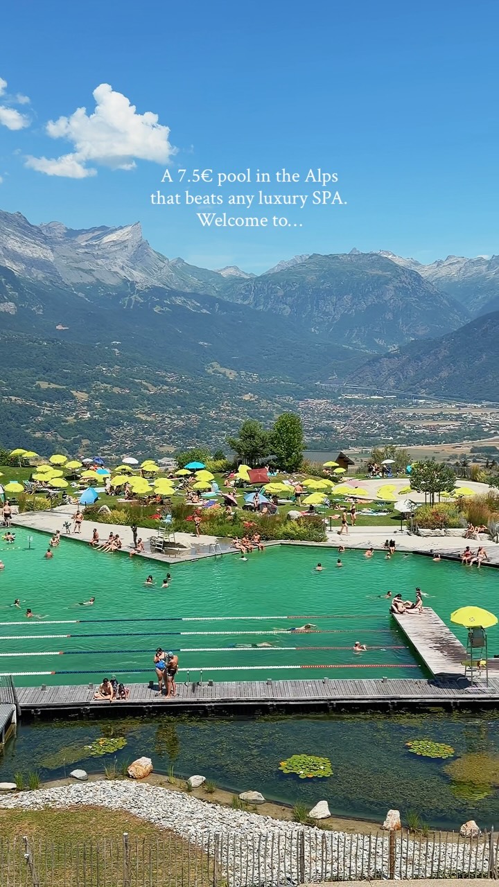 Natural Swimming Pools in the French Alps