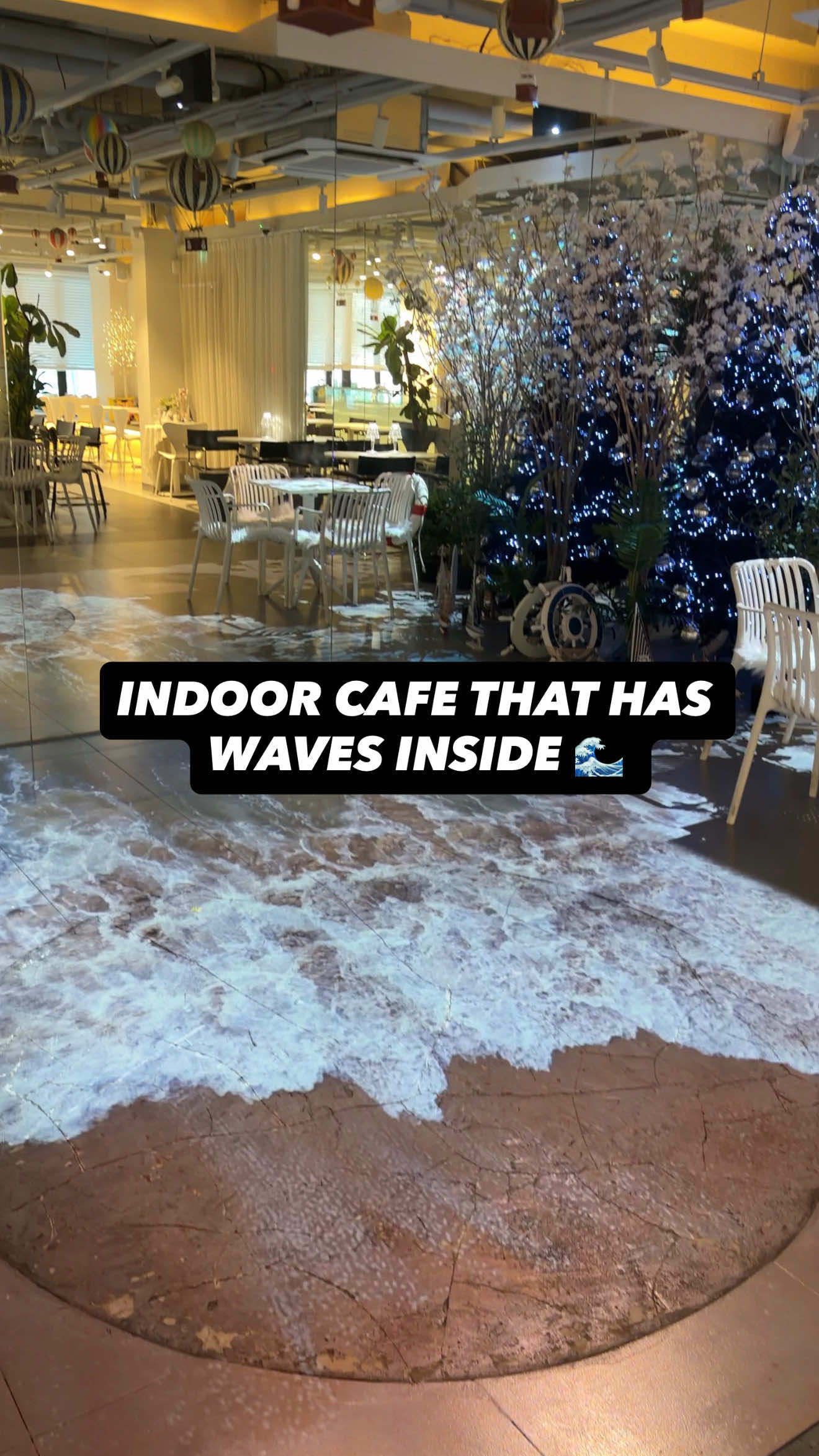 First Coffee Lab's Beach-Like Ambiance