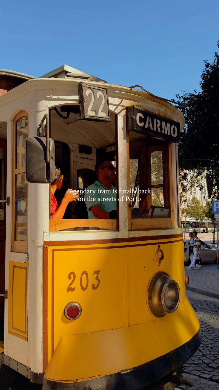 Historic Tram Line 22 Returns To Porto Streets