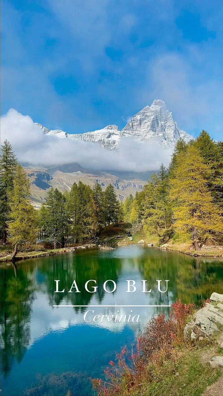 Scenic Alpine Lakes and Ski Resorts