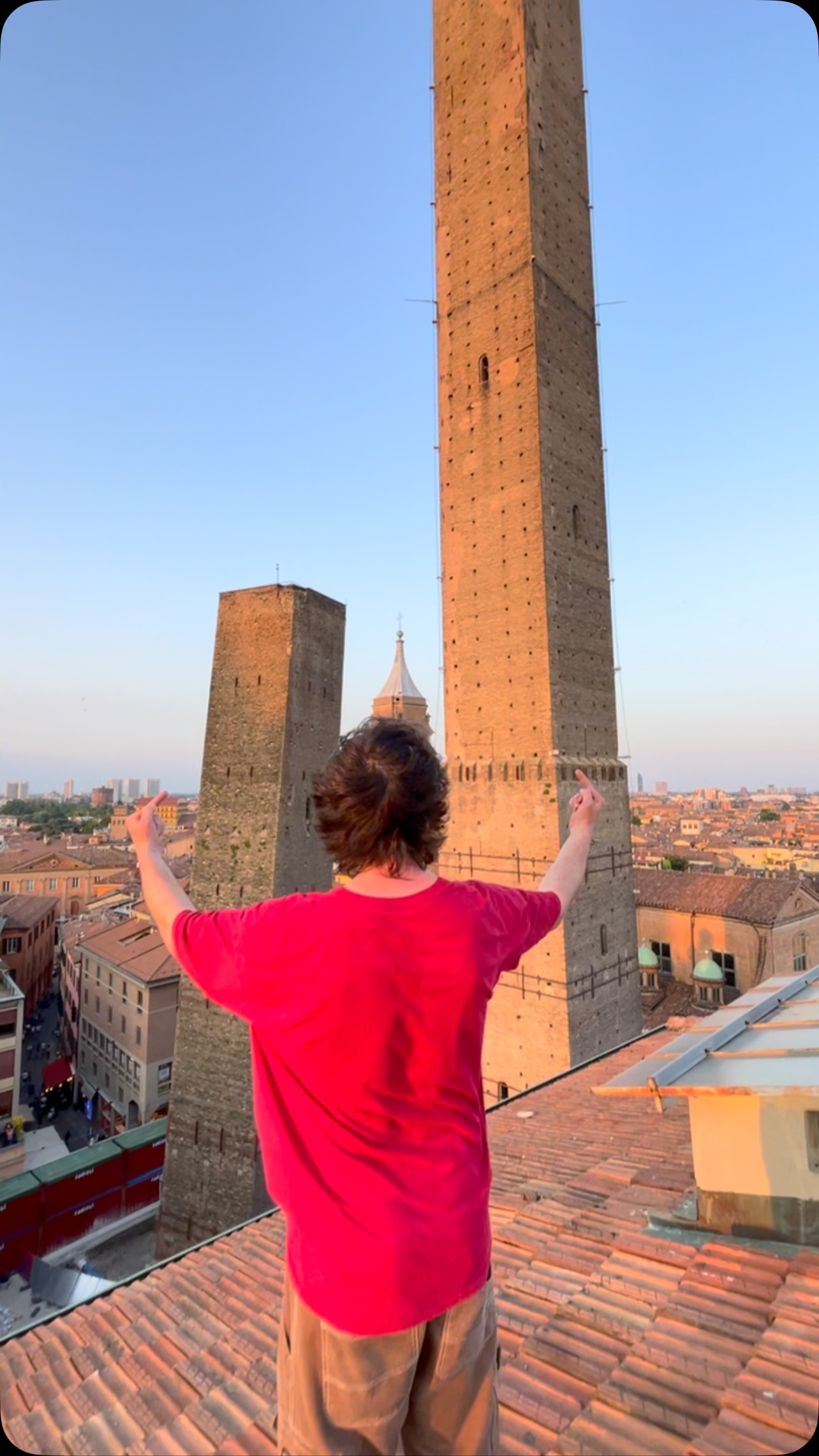 Bologna's Rooftop Views Feature Two Towers