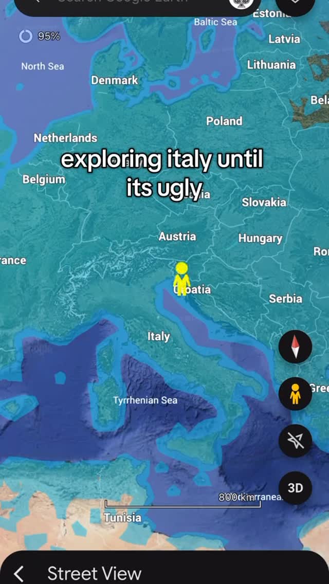 Italian Cities and Landscapes Explored Via Street View