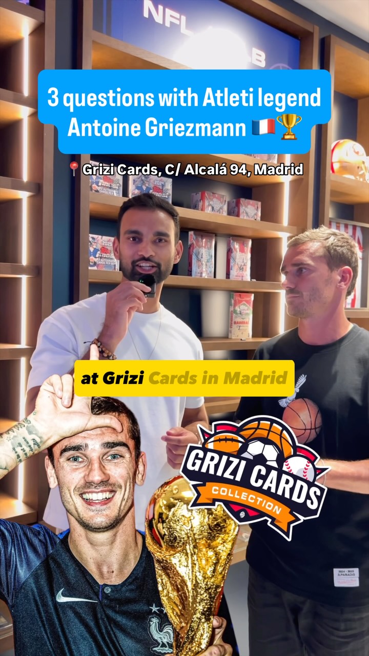 Antoine Griezmann Opens Grizi Cards Store