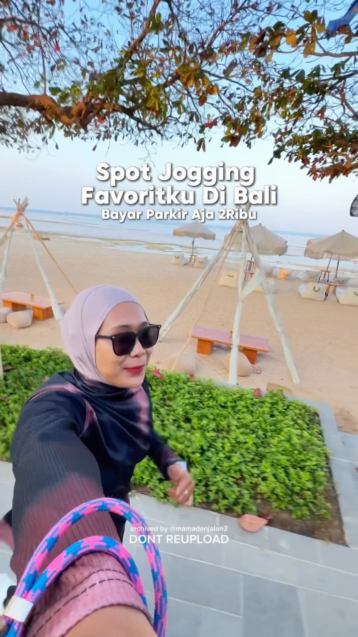 Bali Beachfront Jogging With Luxury Resort Views