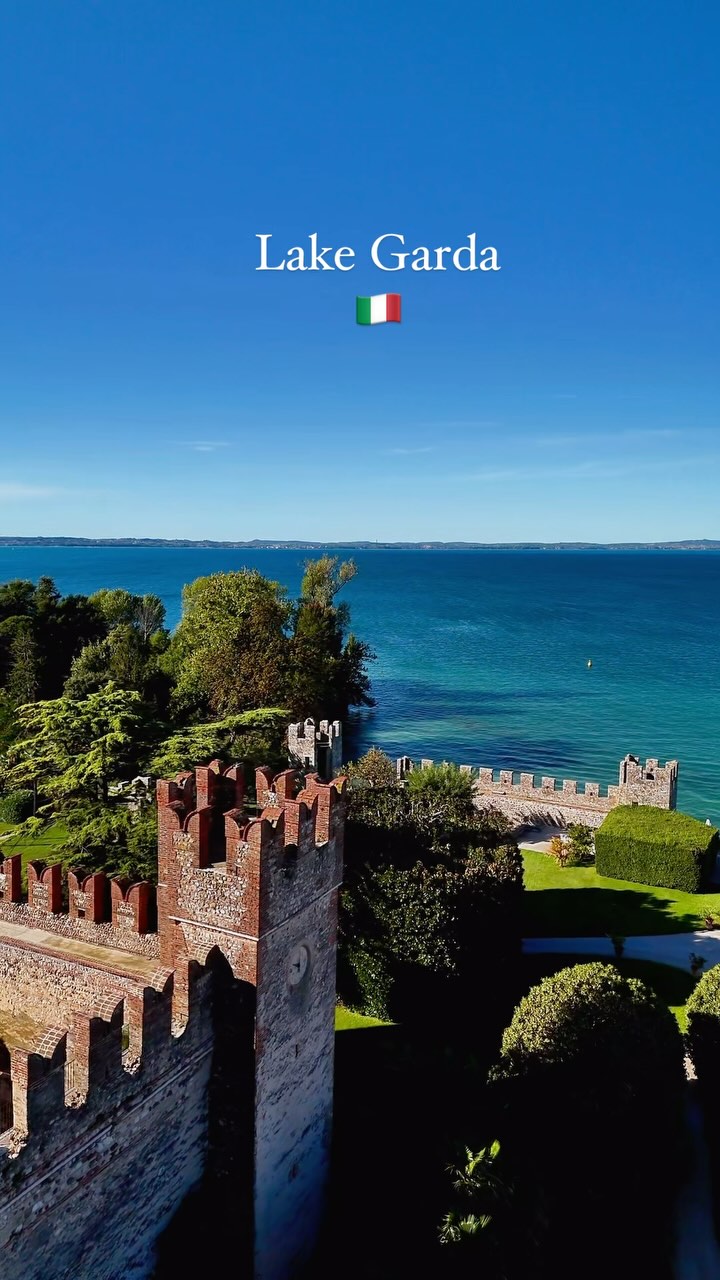 Lake Garda And Castello Scaligero