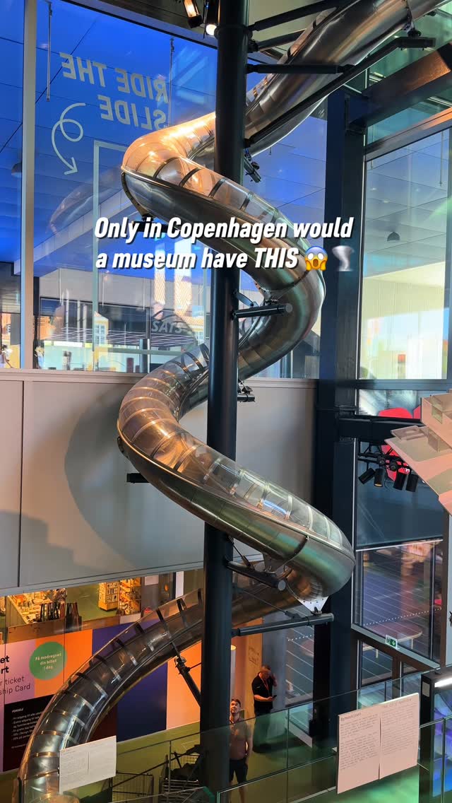 Copenhagen Architecture Center Features Giant Indoor Slide