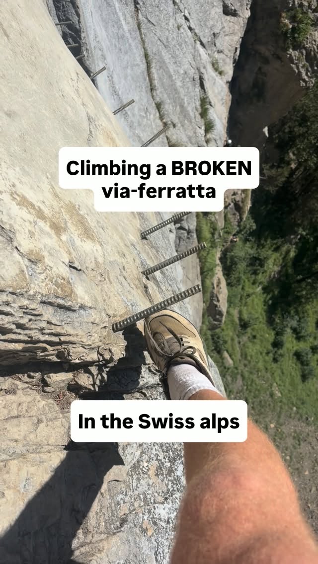 Via Ferrata Adventure in Swiss Alps