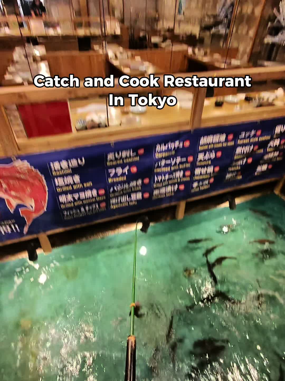 Dine at Tokyo's Catch and Cook Fish Restaurant