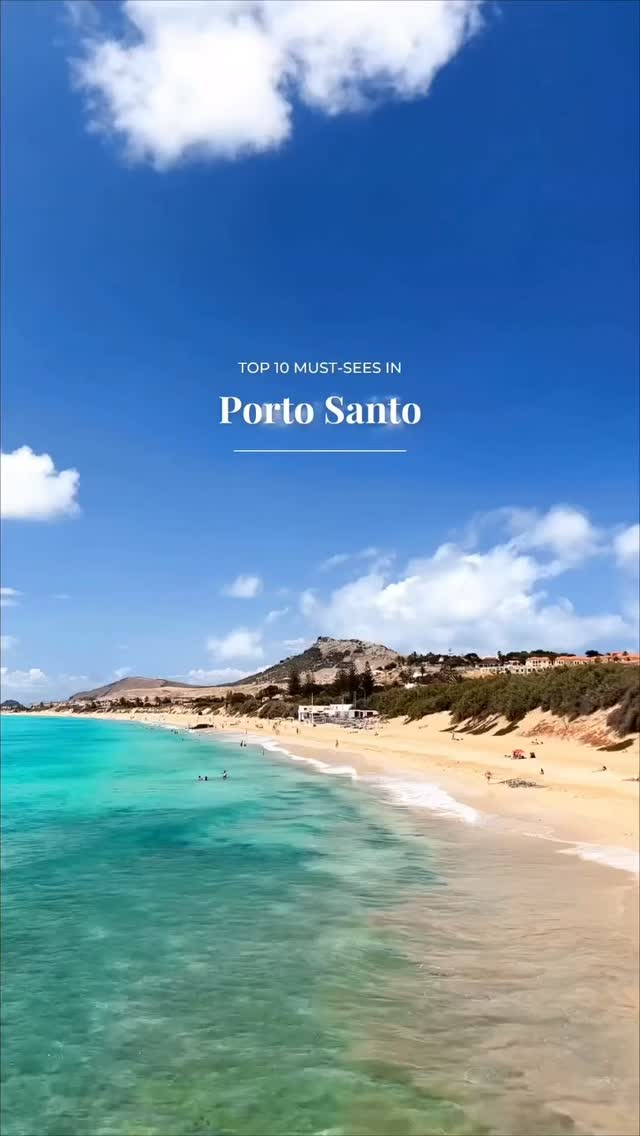 Porto Santo Island's Golden Sands and Atlantic Charm