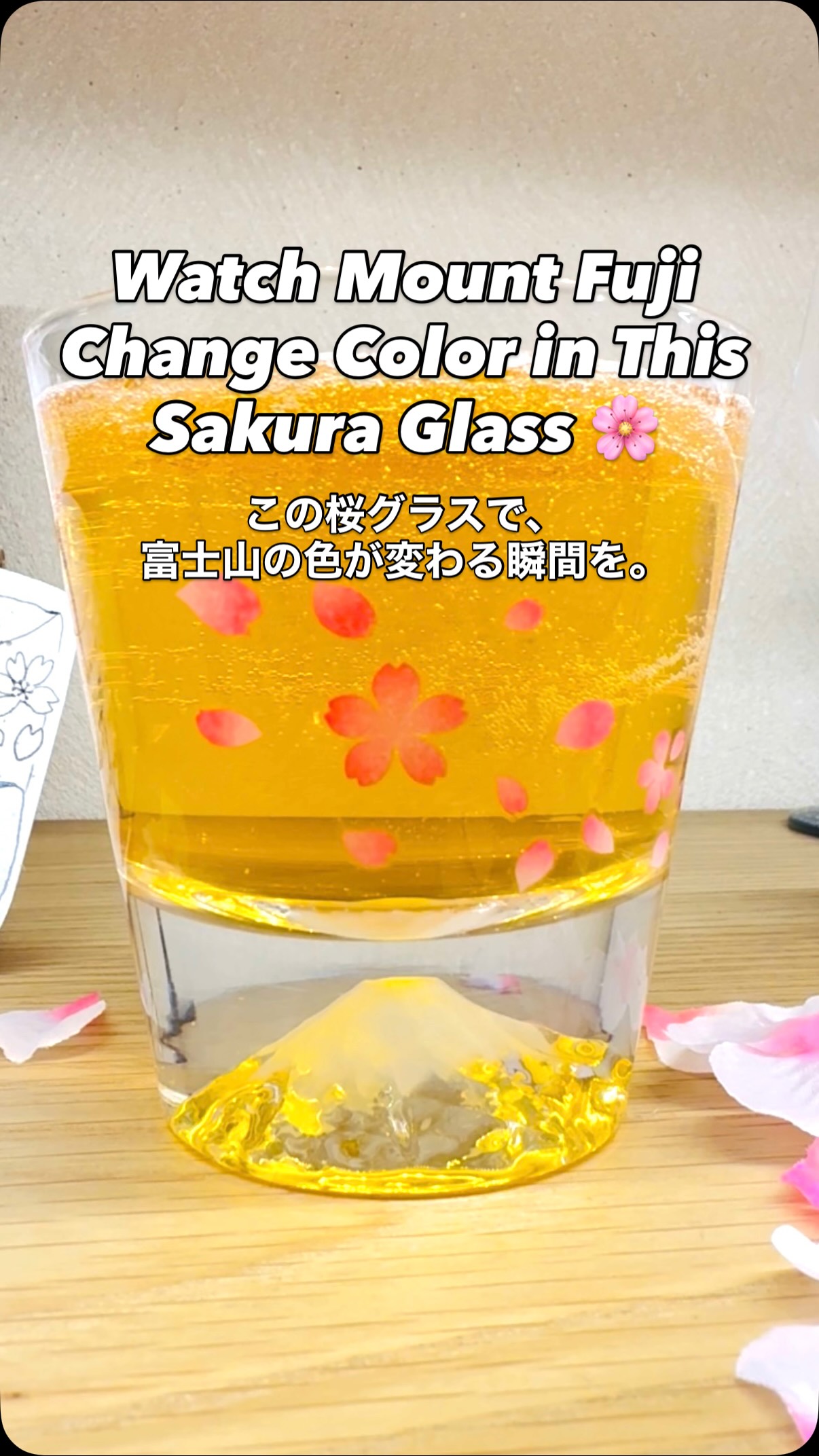 Color-Changing Japanese Seasonal Glasses