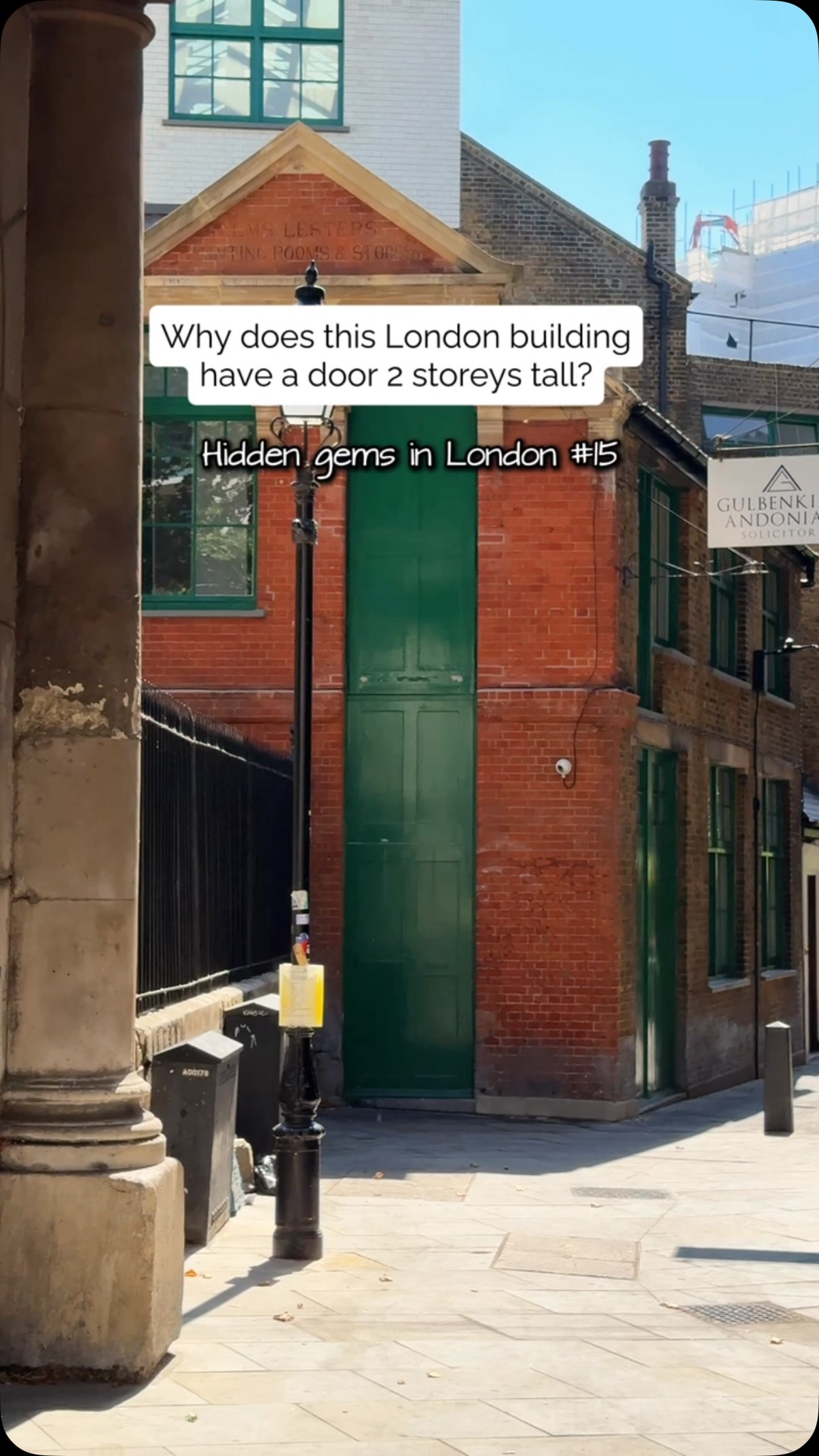 London's Tallest Door At Historic Painting Rooms