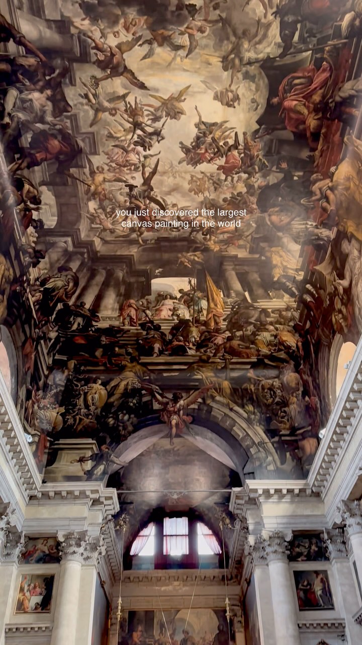 Venice's San Pantalon Church Features Largest Ceiling Canvas
