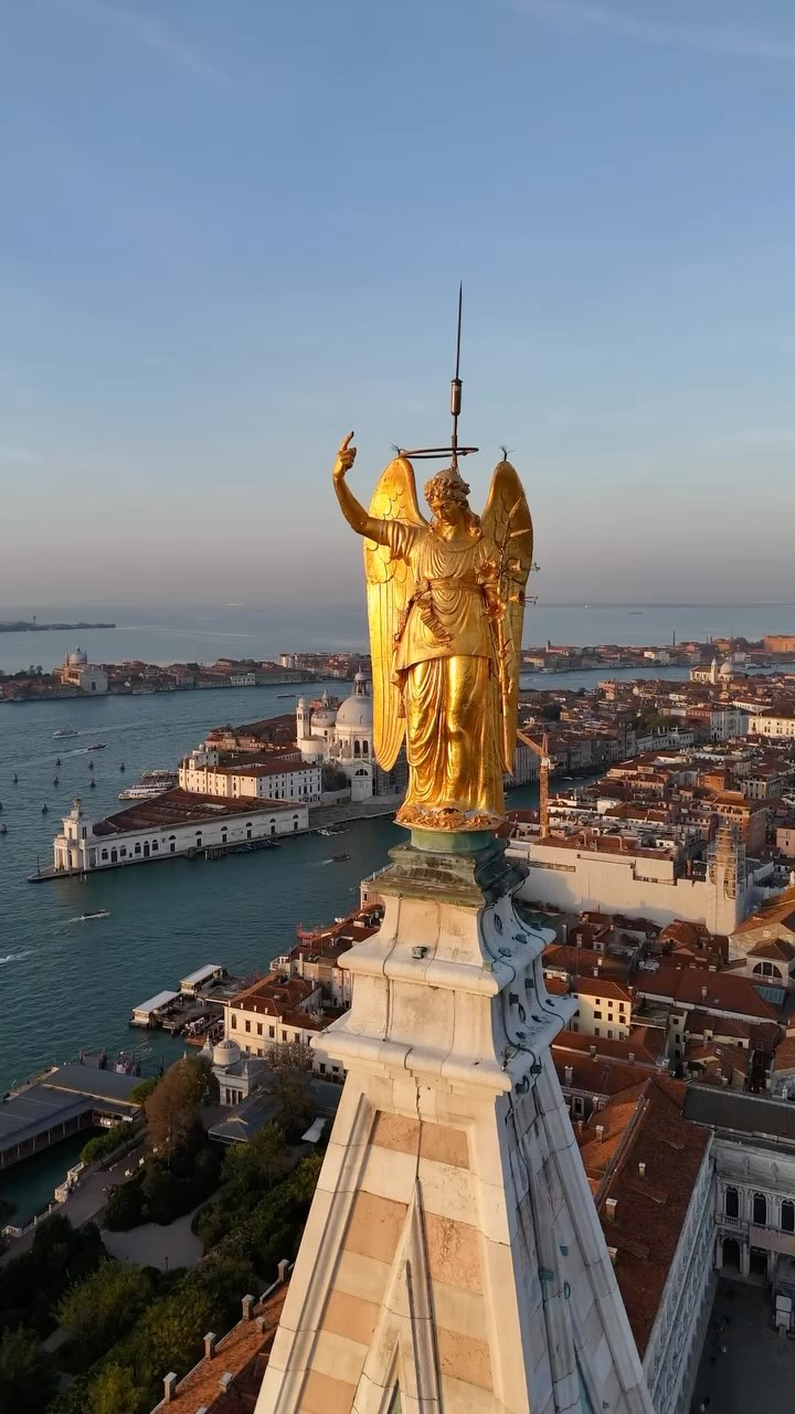 Venice's Iconic Landmarks Viewed From Above