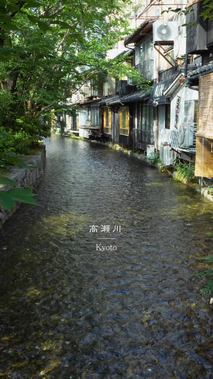 Cooling Spots Along Kyoto's Takase River