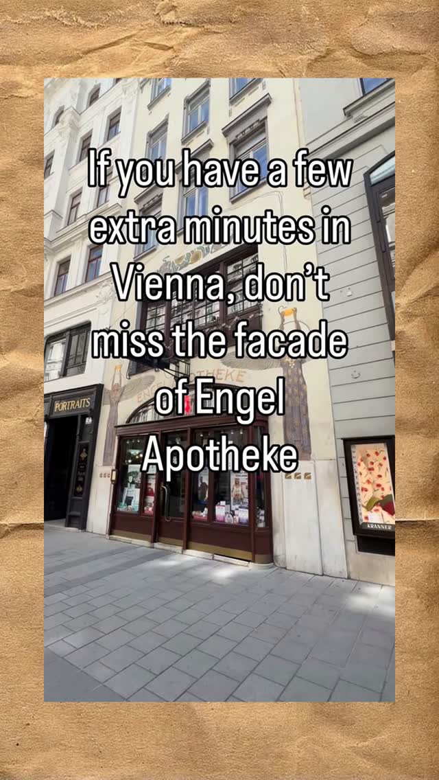 Historic Vienna Pharmacy With Secession Style Facade