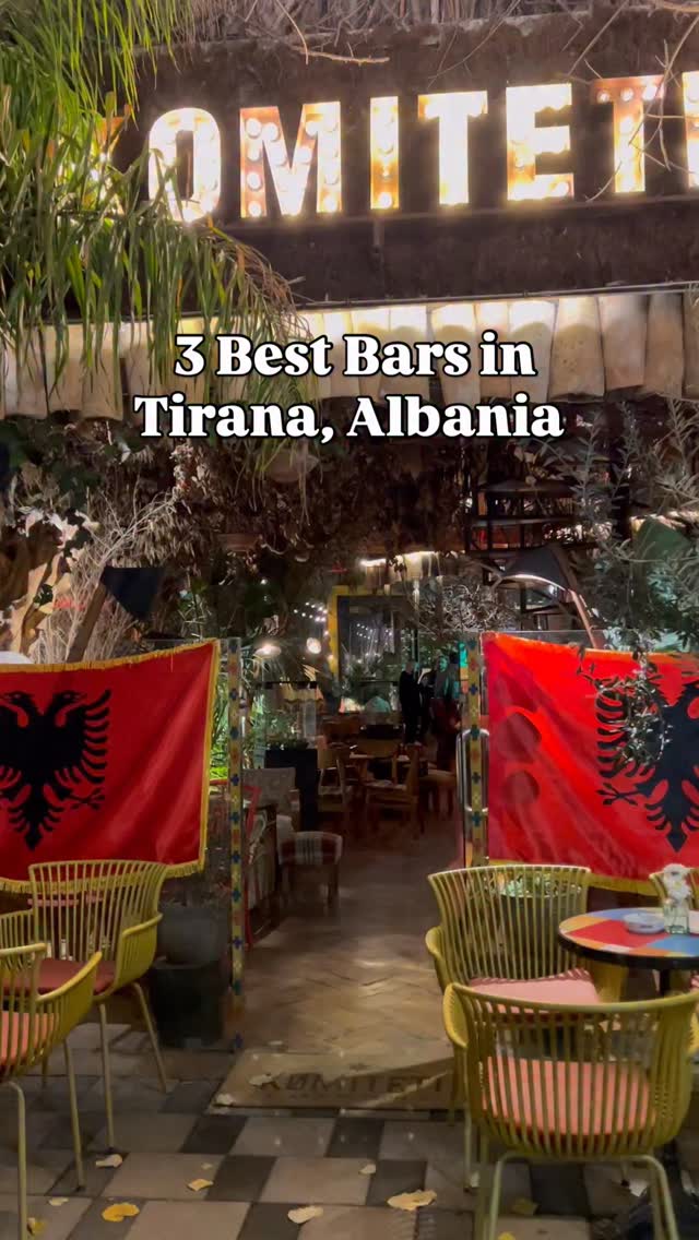 Tirana's Trendy Bars