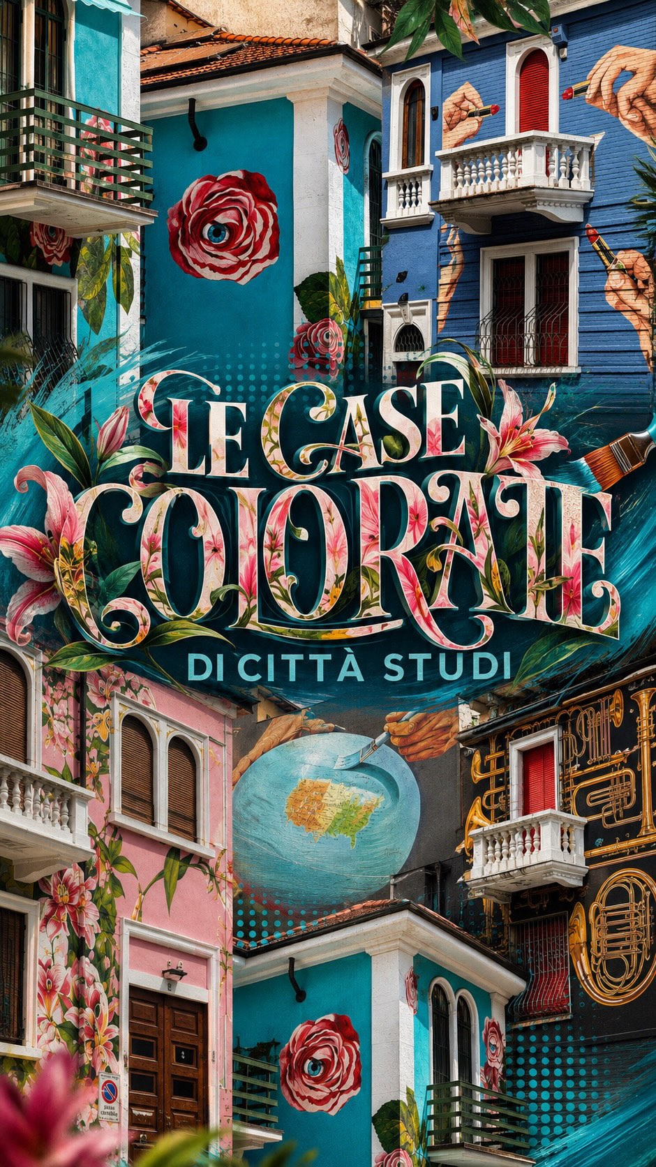 Città Studi's Colorful Street Art Transformation