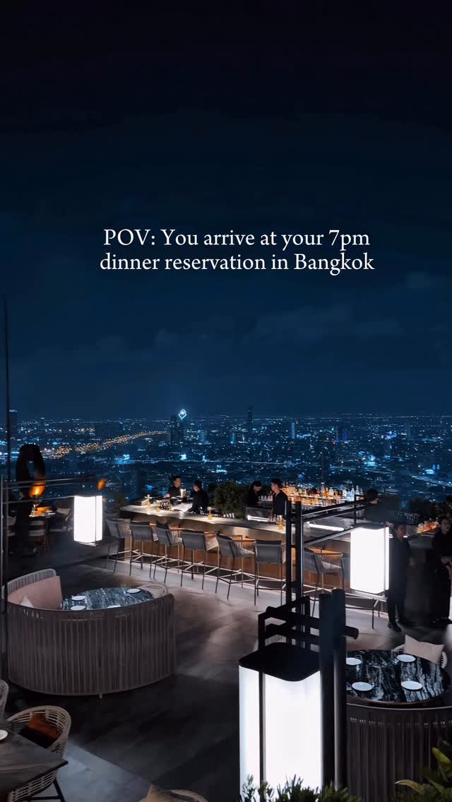 Bangkok Rooftop Sushi Restaurant With City Views