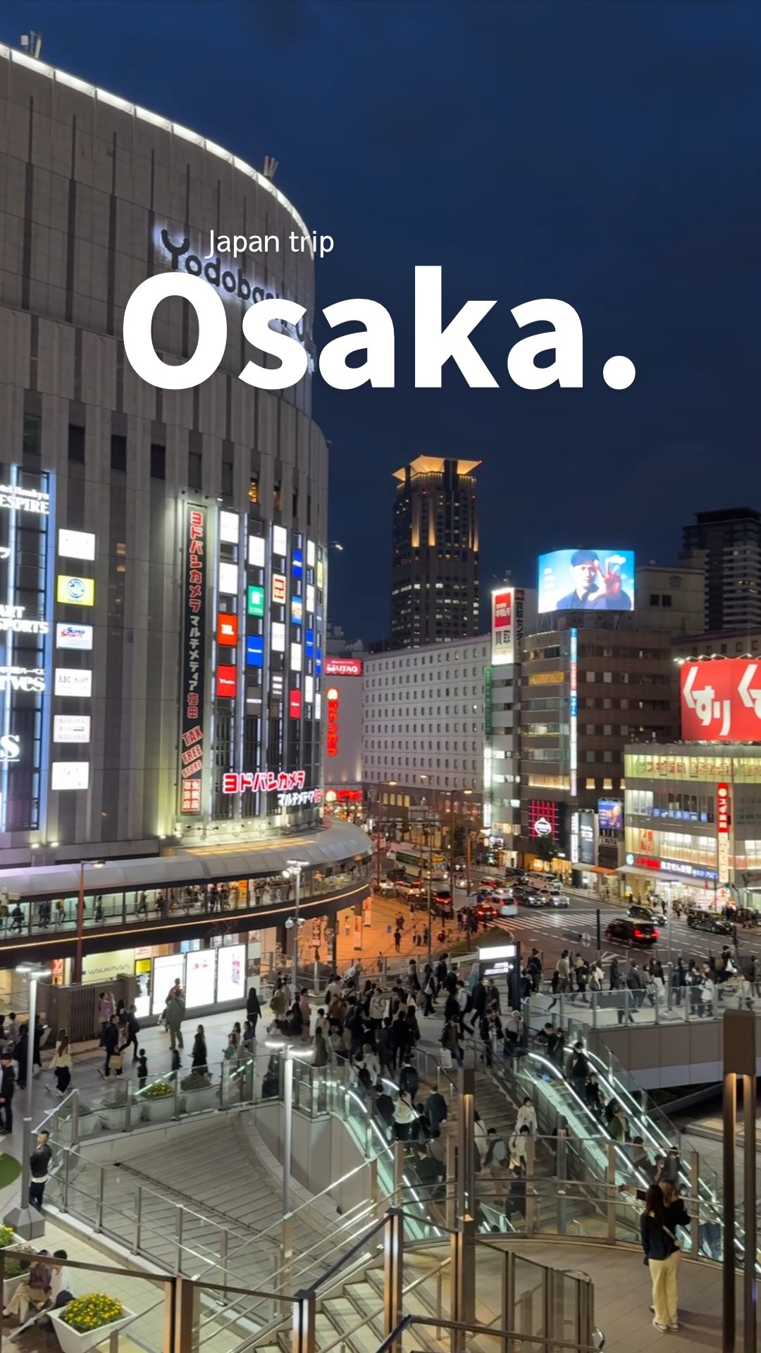 3 Places in Osaka