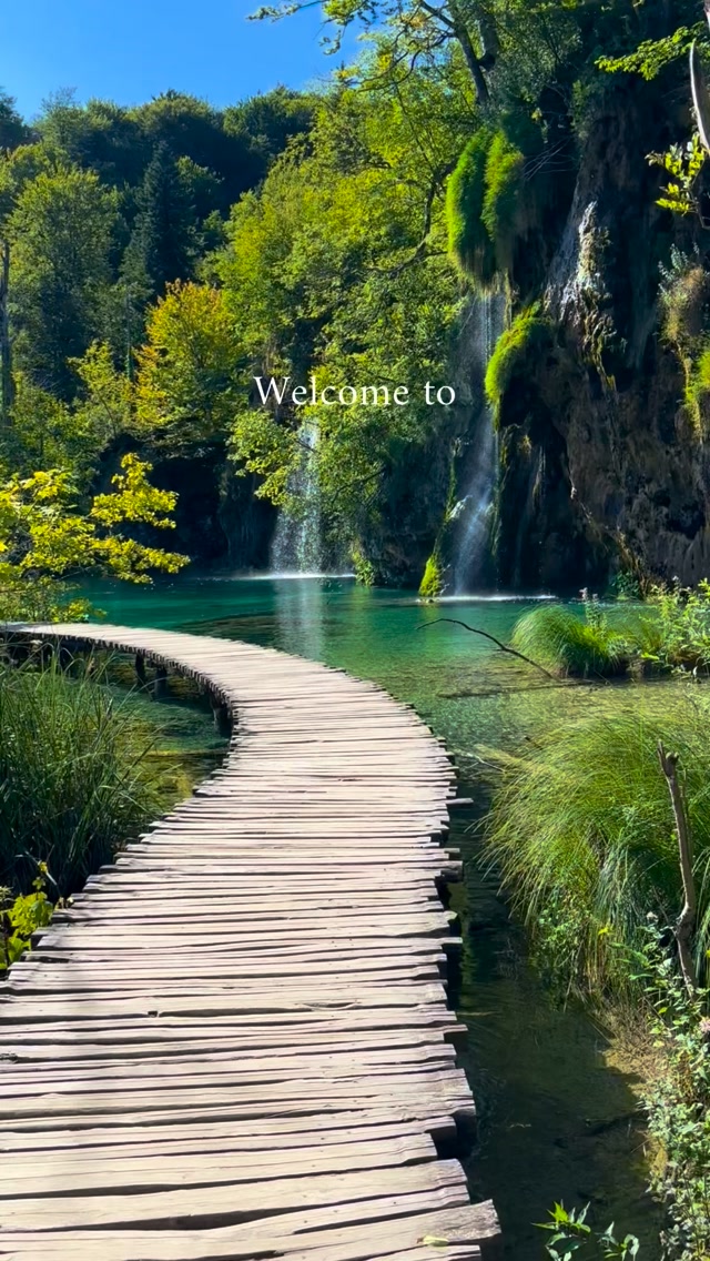 Plitvice Lakes National Park Waterfalls And Lakes