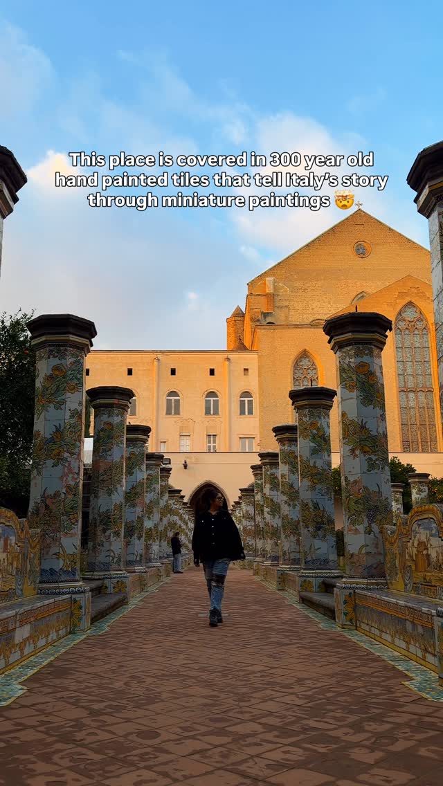 Majolica Tile Cloister Gardens in Naples