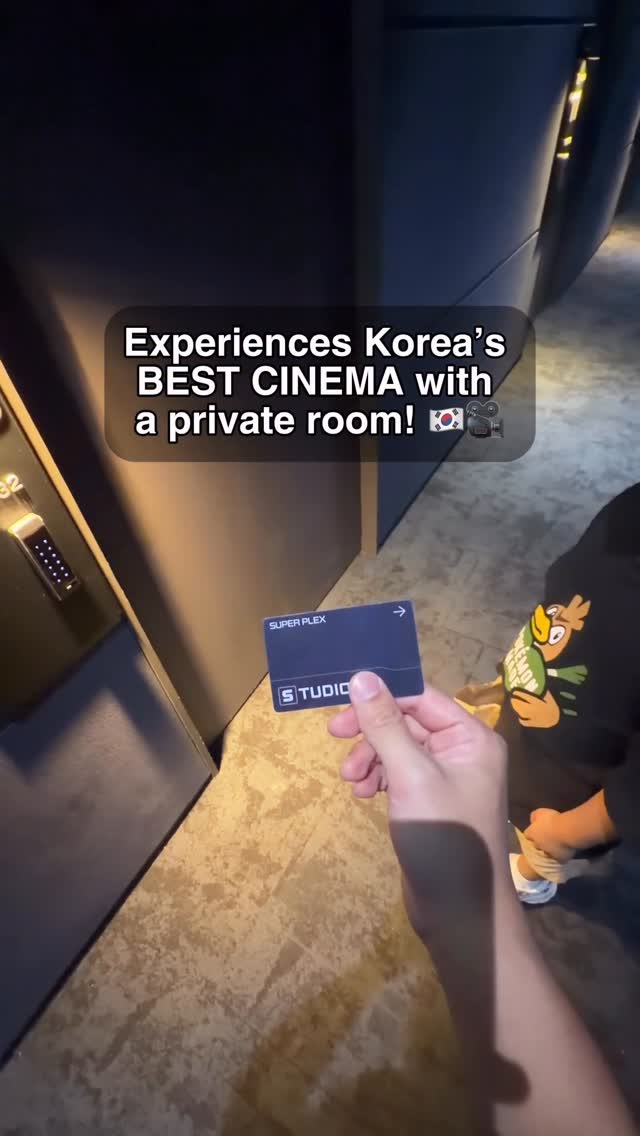 Couple's Private Cinema at Lotte World Tower