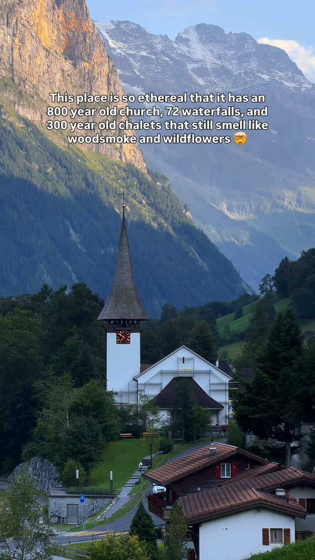 Swiss Valley Of Waterfalls And Car-Free Villages