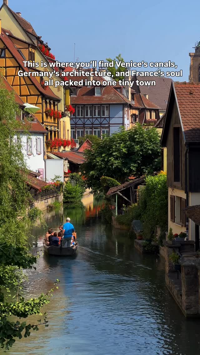 Fairytale French Town With Canals And German Architecture