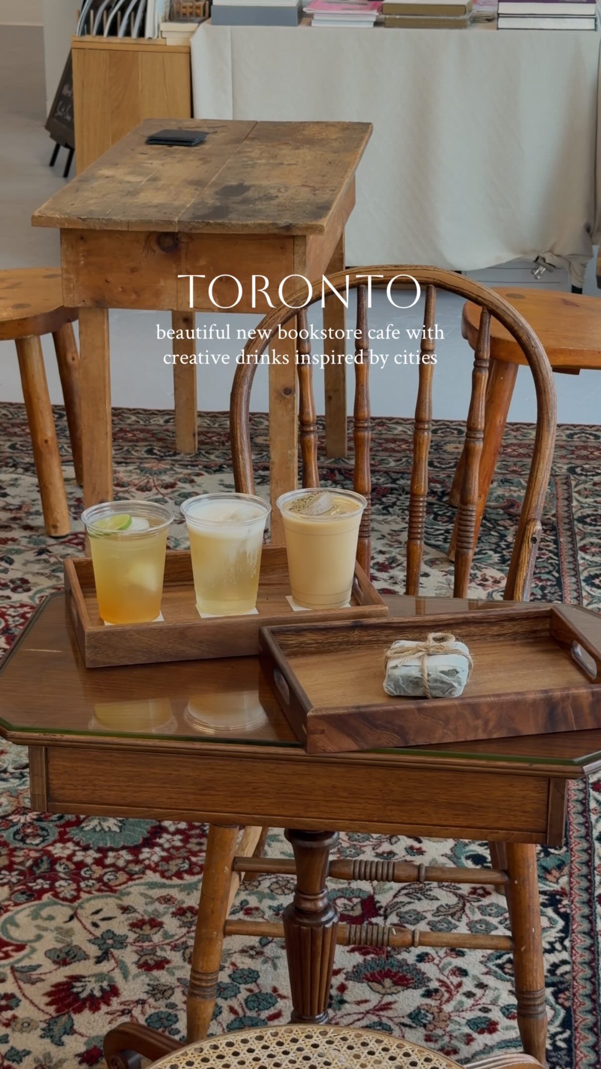 Bookstore Cafe Serves City-Inspired Tea and Coffee