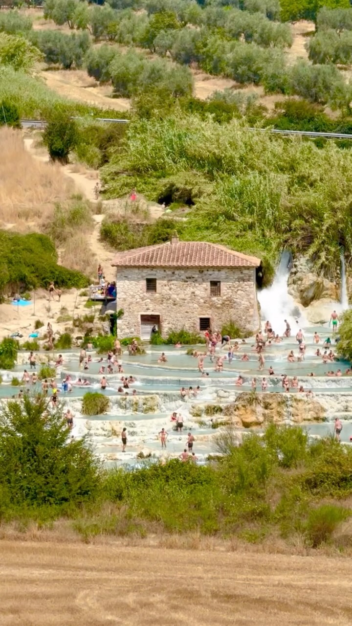 Tuscan Hot Springs At Cascate Del Mulino