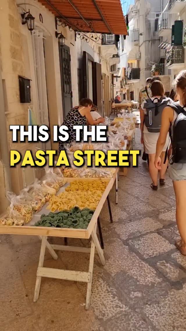 Two Italian Streets Famous for Homemade Pasta