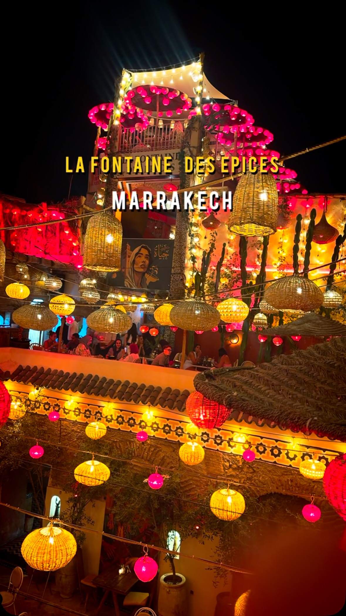 Moroccan Restaurant's Enchanting Lanterns