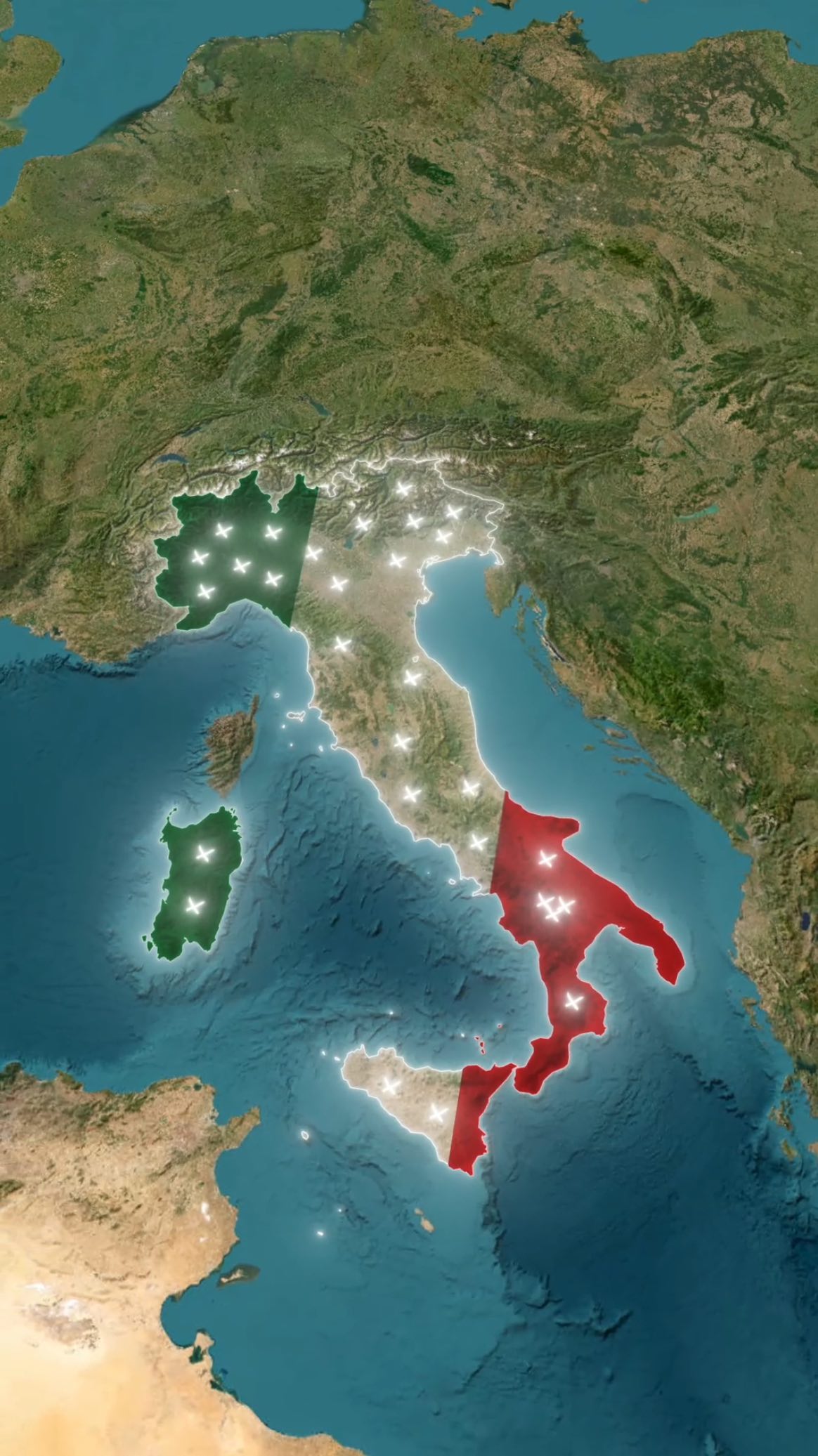 Italian Cities, Volcanoes, and Historical Wonders