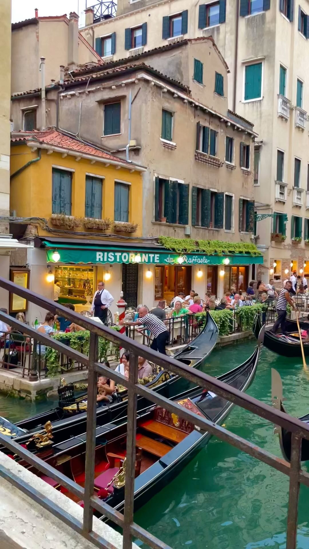 Venice's Iconic Landmarks And A Restaurant