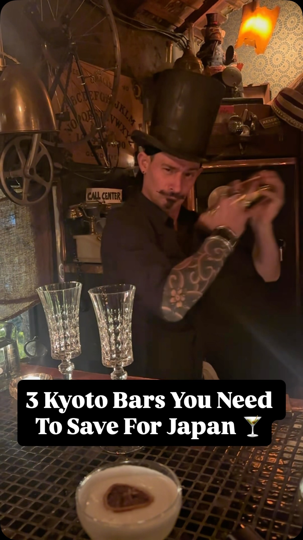 Kyoto Speakeasy Bars: L'Escamoteur & Bee's Knees