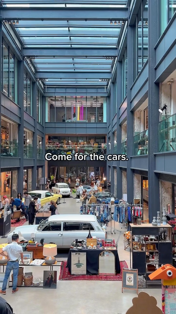 Vintage Market Featuring Classic Cars And Coffee