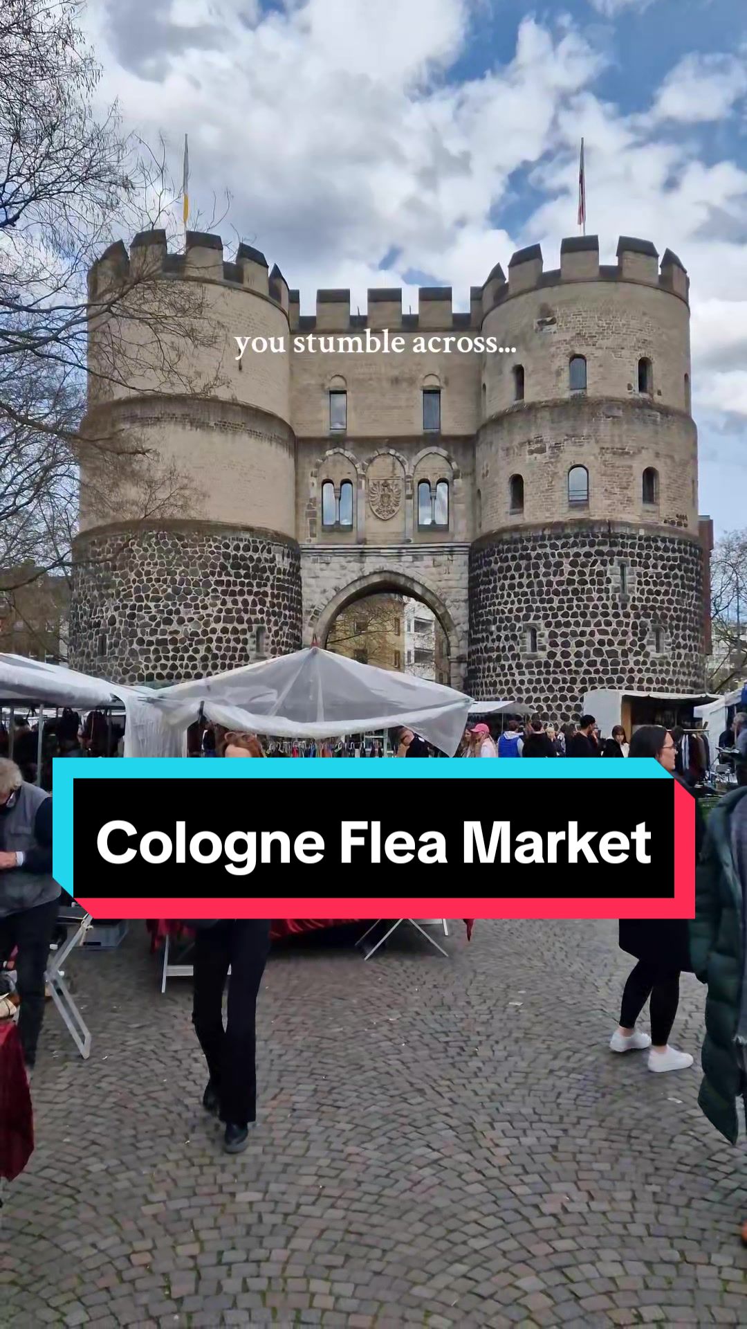 Cologne Flea Markets Along the Rhine River