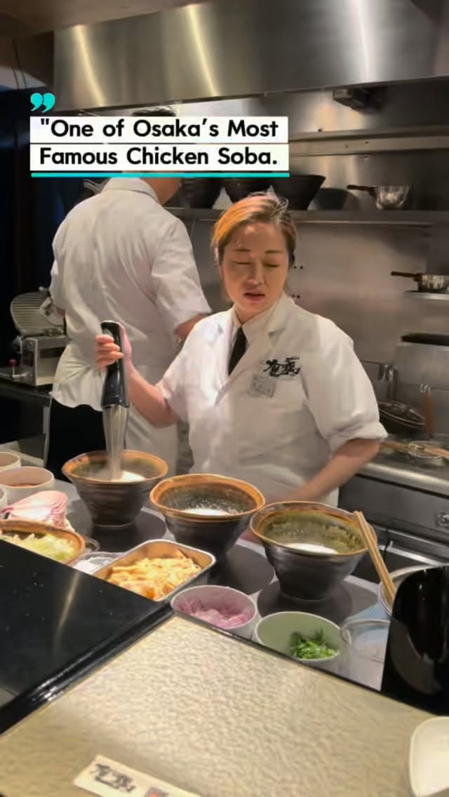 Osaka's Standout Chicken Ramen Shop