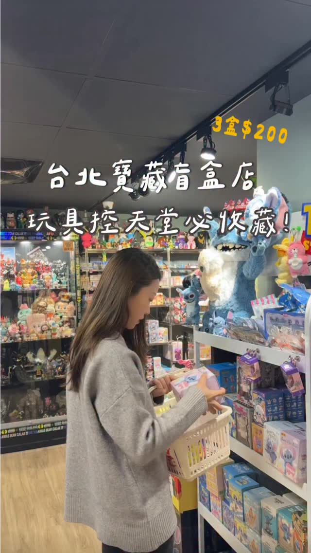 Taipei Toy Stores Offer Blind Box Collectibles